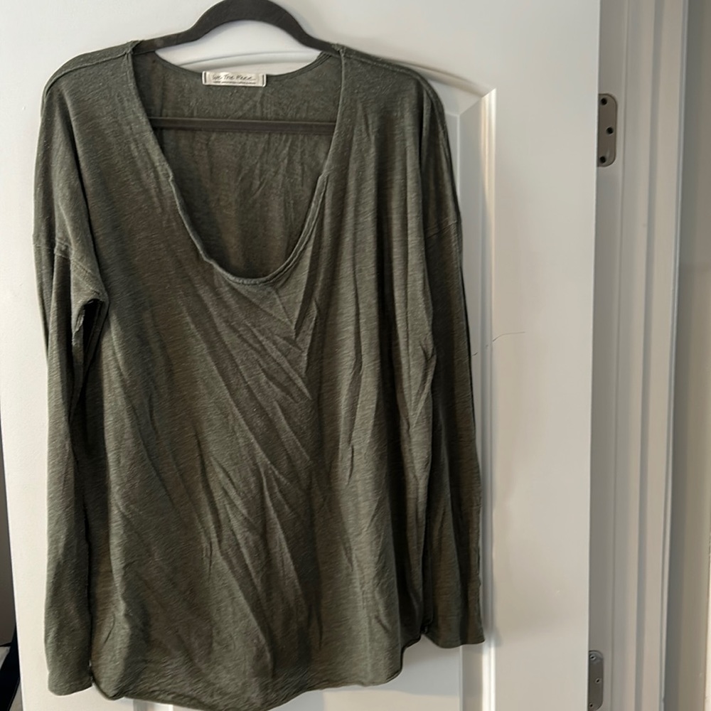 We the Free long sleeve oversized top